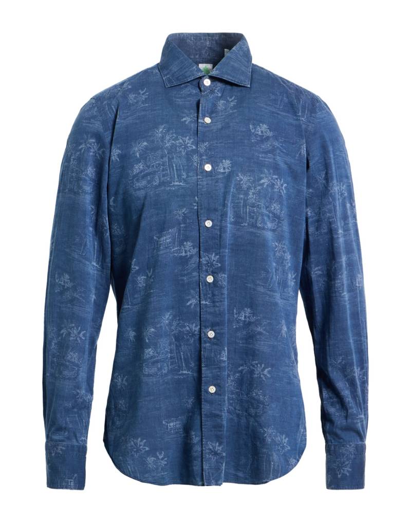 FINAMORE 1925 Hemd Herren Blau von FINAMORE 1925