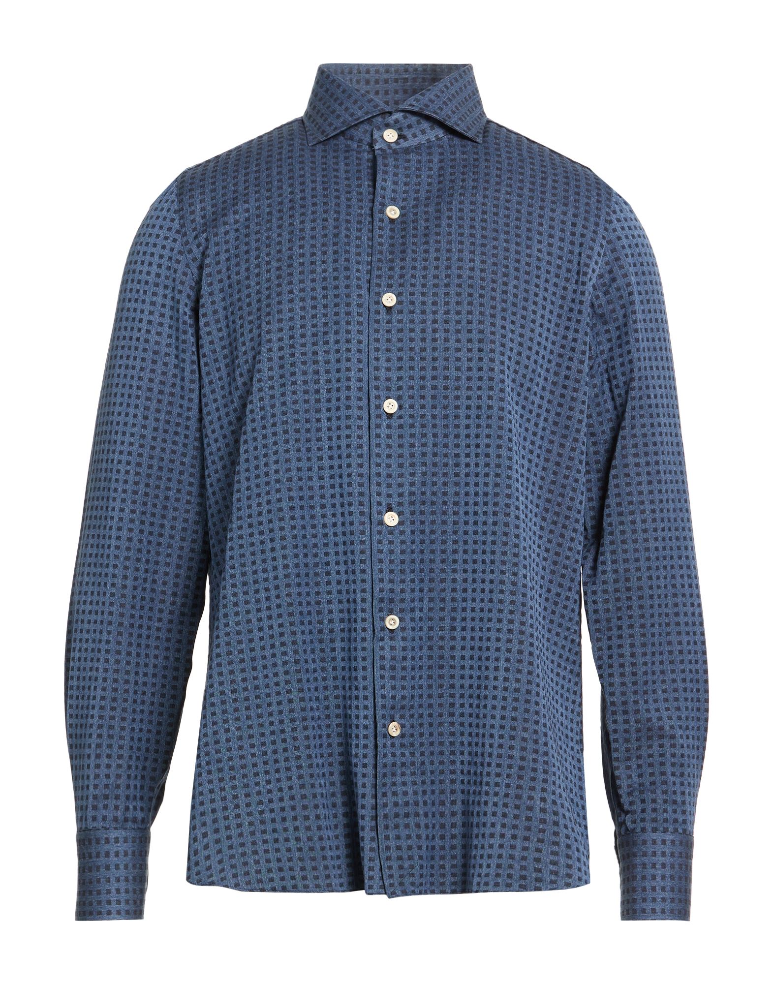 FINAMORE 1925 Hemd Herren Blau von FINAMORE 1925