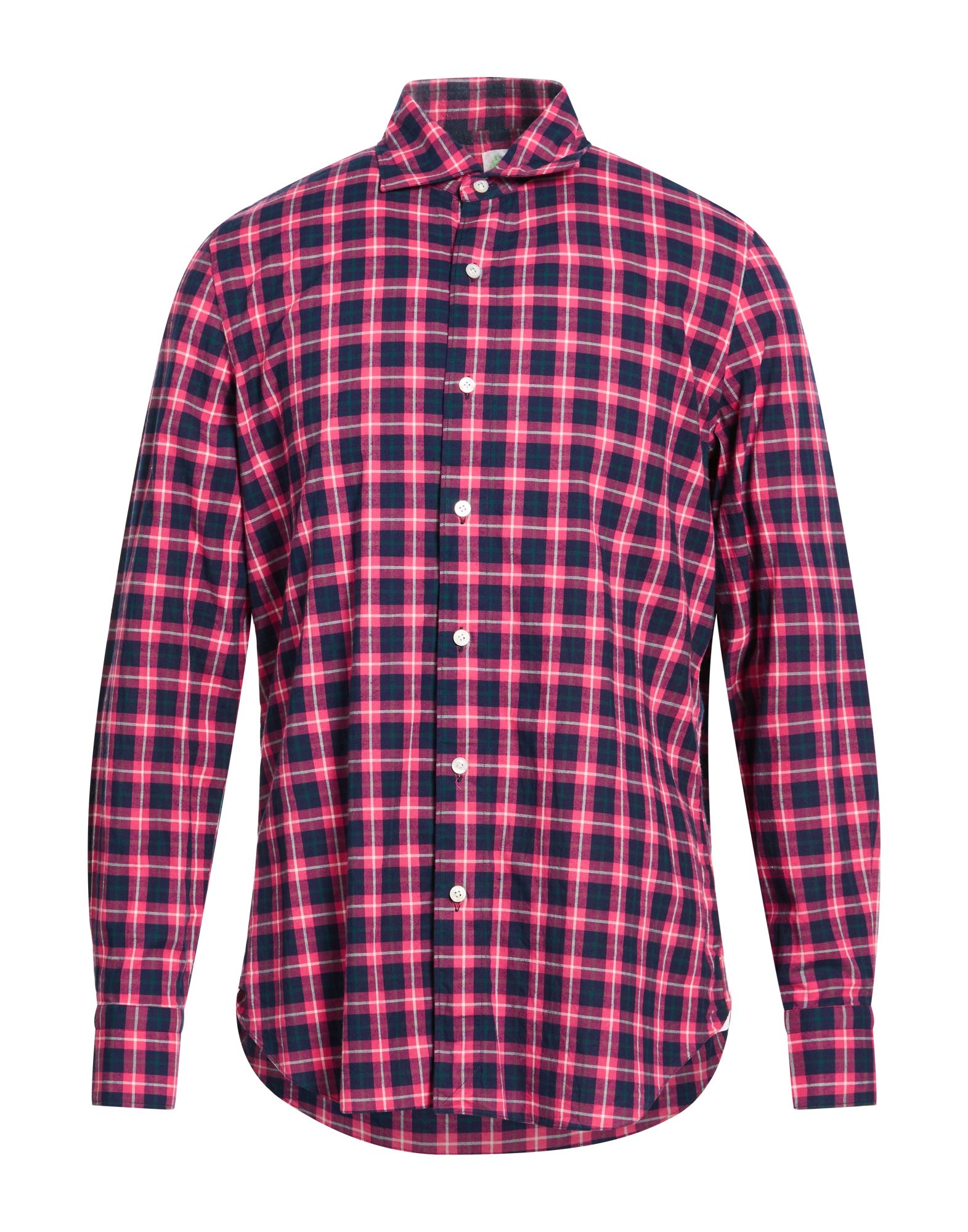 FINAMORE 1925 Hemd Herren Fuchsia von FINAMORE 1925