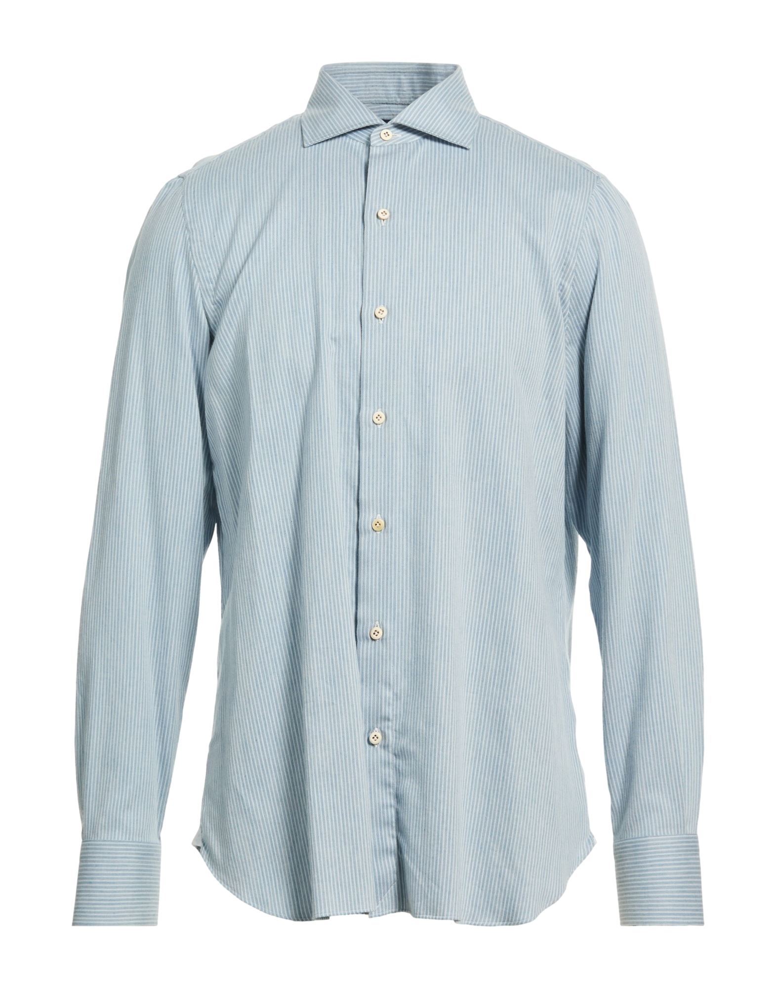 FINAMORE 1925 Hemd Herren Himmelblau von FINAMORE 1925