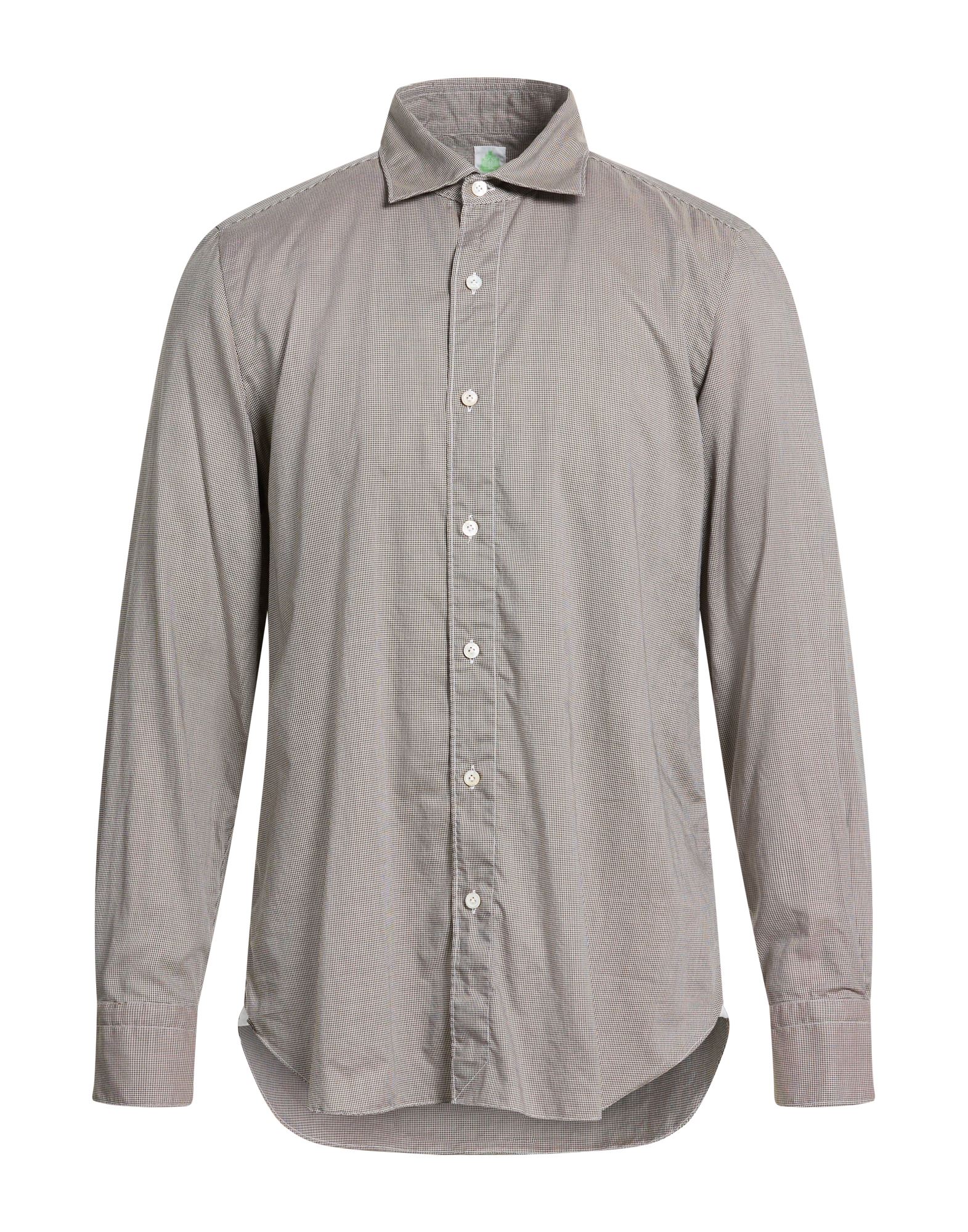 FINAMORE 1925 Hemd Herren Maulwurfsgrau von FINAMORE 1925
