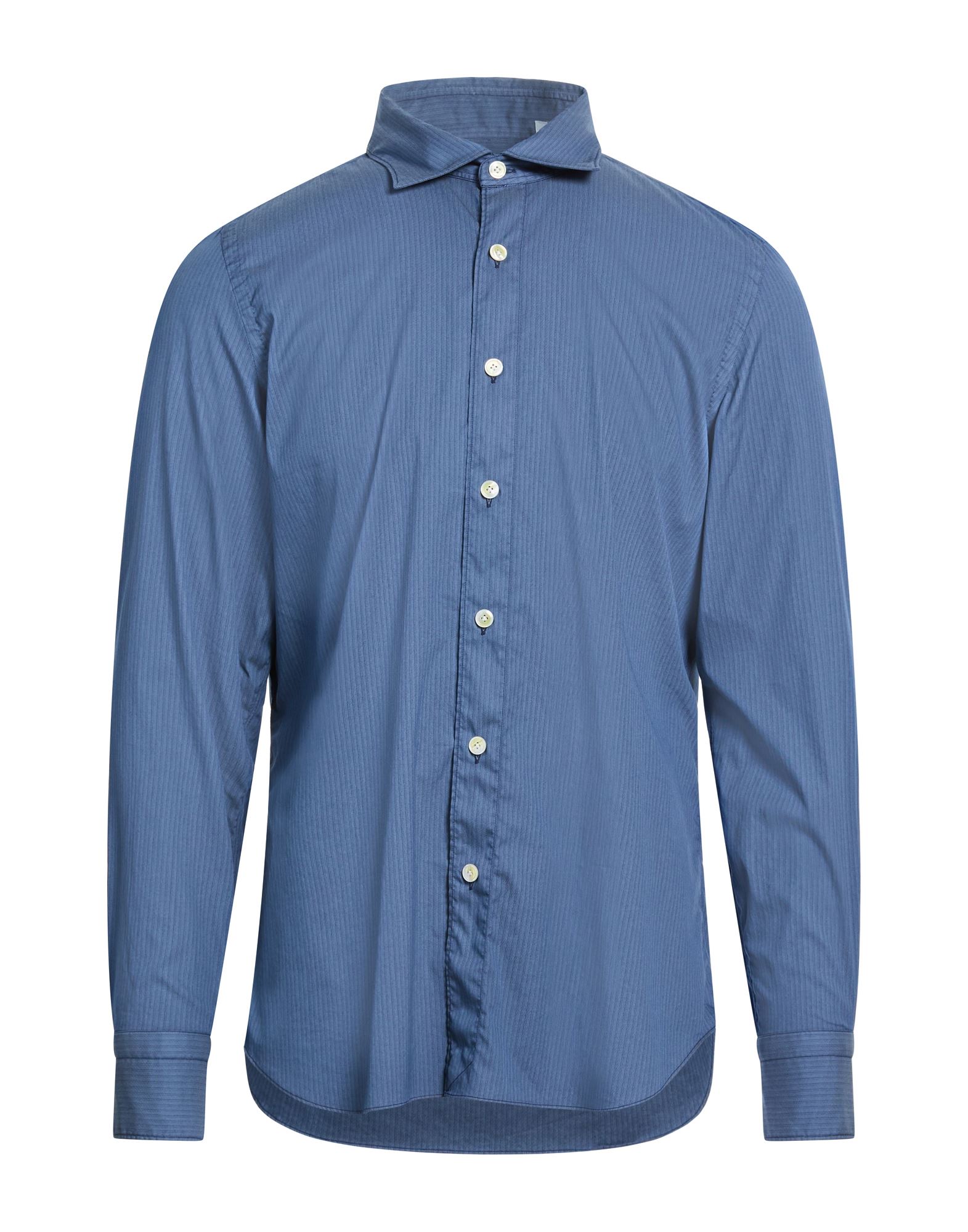 FINAMORE 1925 Hemd Herren Taubenblau von FINAMORE 1925