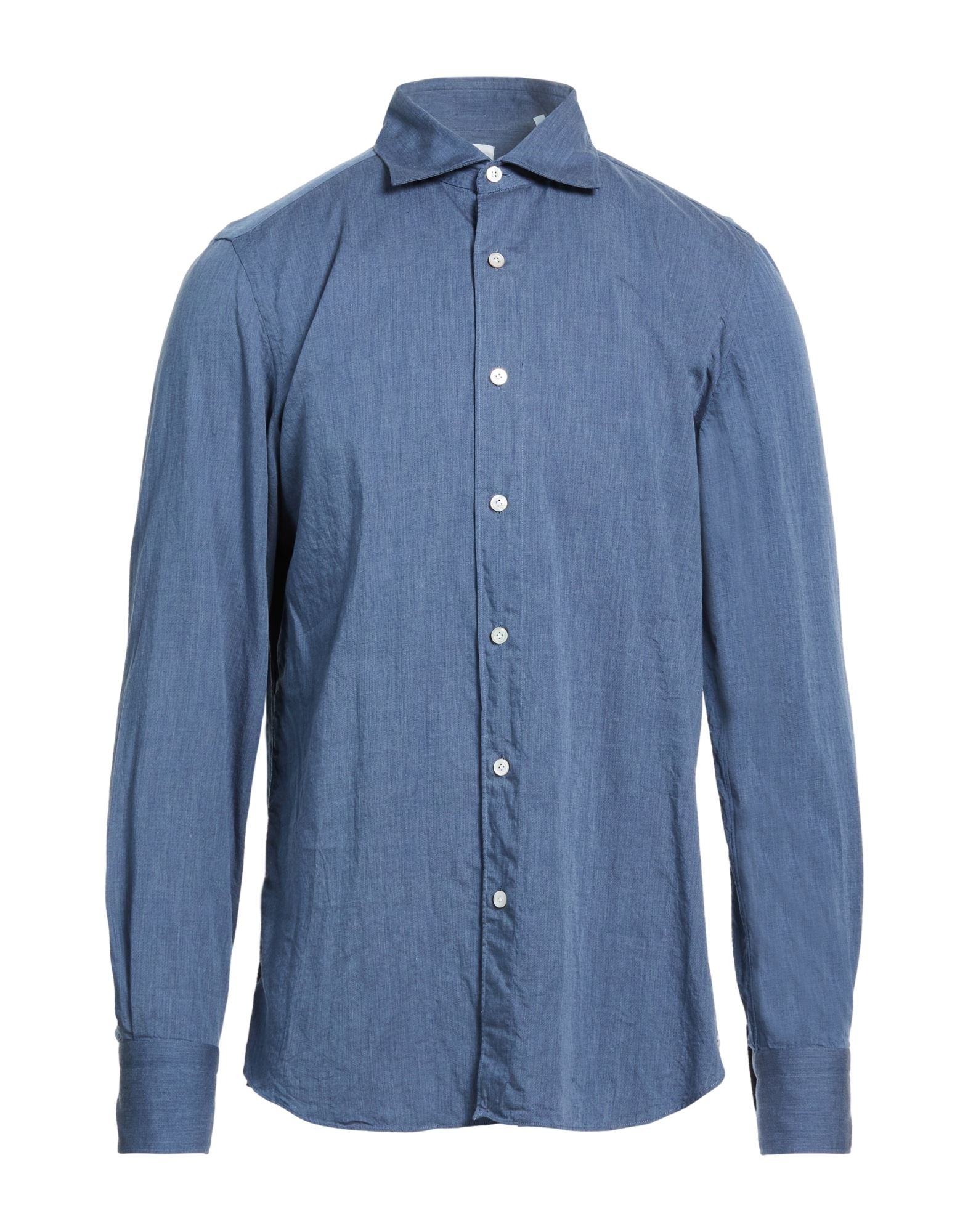 FINAMORE 1925 Hemd Herren Taubenblau von FINAMORE 1925