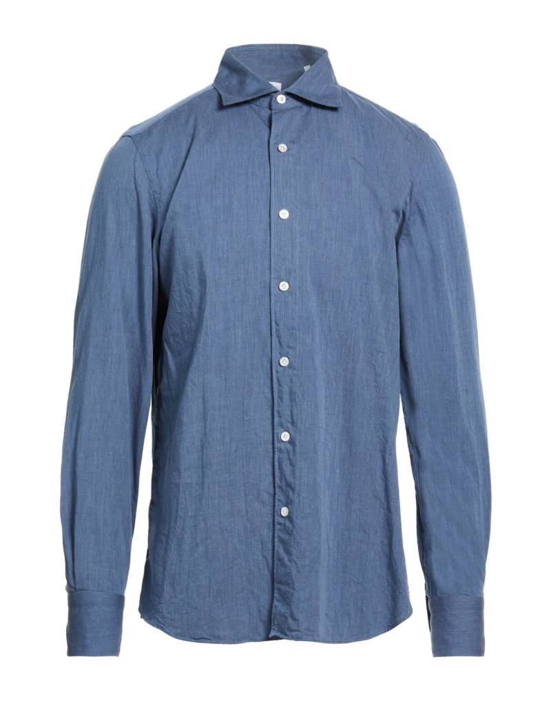 FINAMORE 1925 Hemd Herren Taubenblau von FINAMORE 1925
