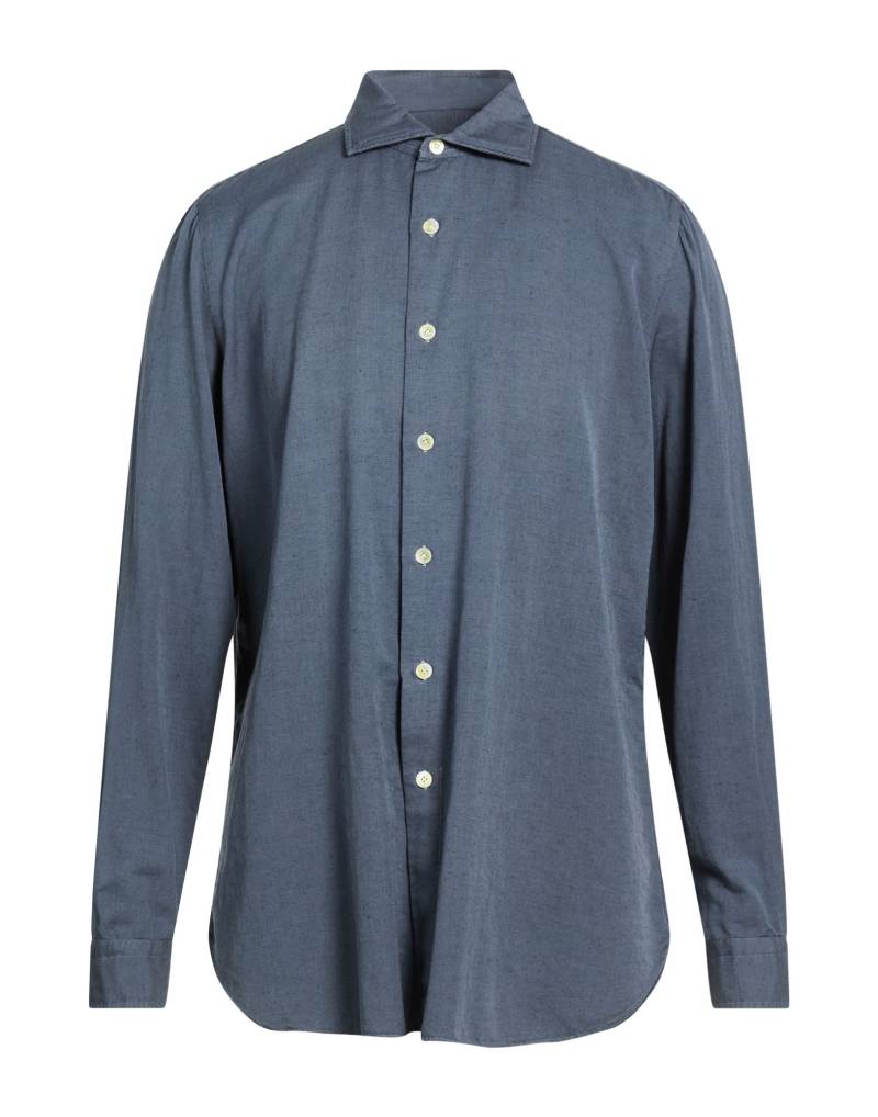 FINAMORE 1925 Hemd Herren Taubenblau von FINAMORE 1925