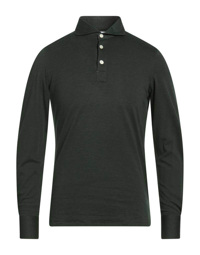 FINAMORE 1925 Poloshirt Herren Dunkelgrün von FINAMORE 1925