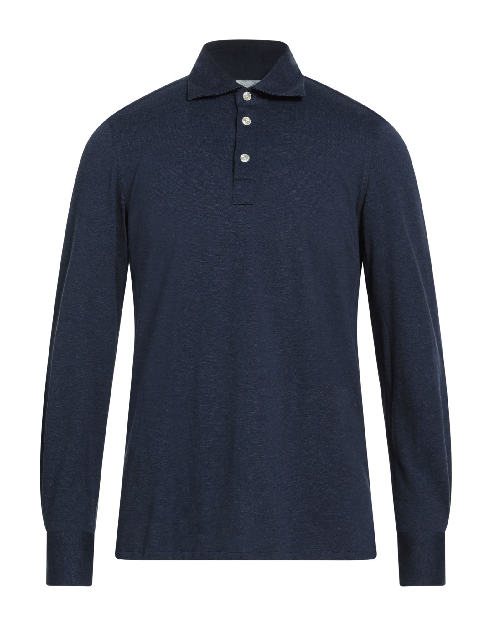 FINAMORE 1925 Poloshirt Herren Marineblau von FINAMORE 1925