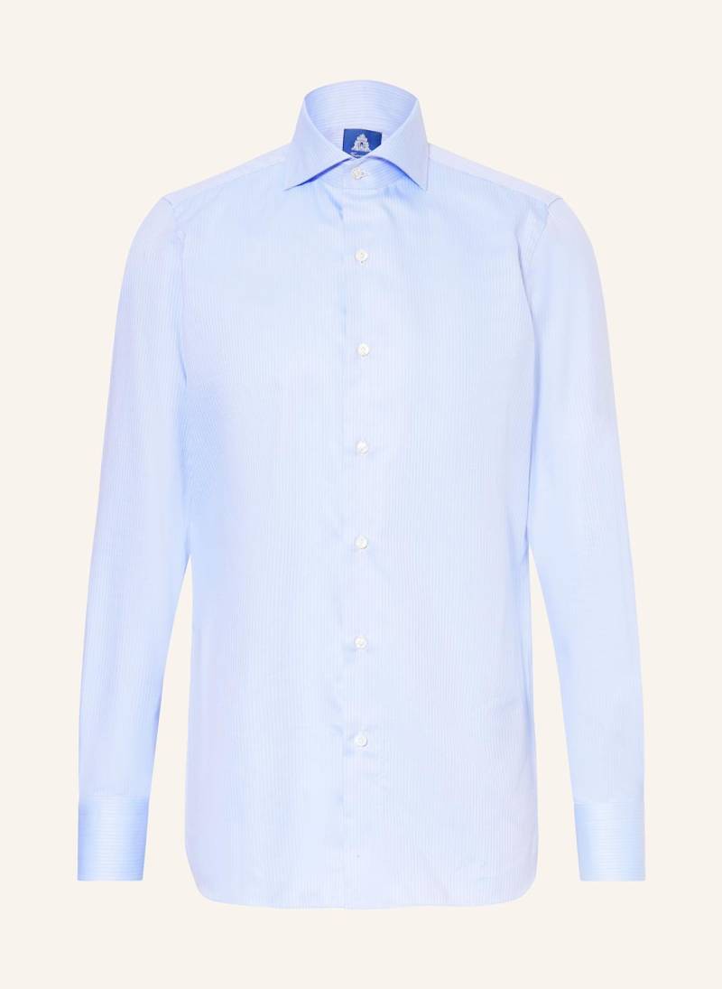 Finamore 1925 Hemd Napoli Regular Fit blau von FINAMORE 1925