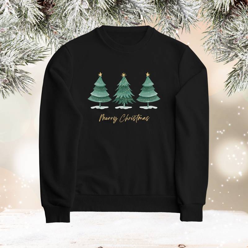 Kuschliger Weihnachtspullover Tannenbäume Weihnachten Sweatshirt Pullover Weihnachtsbaum Frohe Sweater Weihnachtsshirt von FINDUSundMERLIN