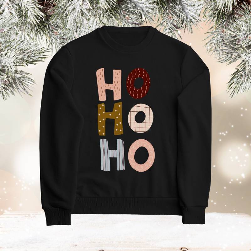 Lustiger Weihnachtspullover Weihnachten Sweatshirt Pullover Funny Hohoho Frohe Sweater Weihnachtsshirt Merry Christmas von FINDUSundMERLIN
