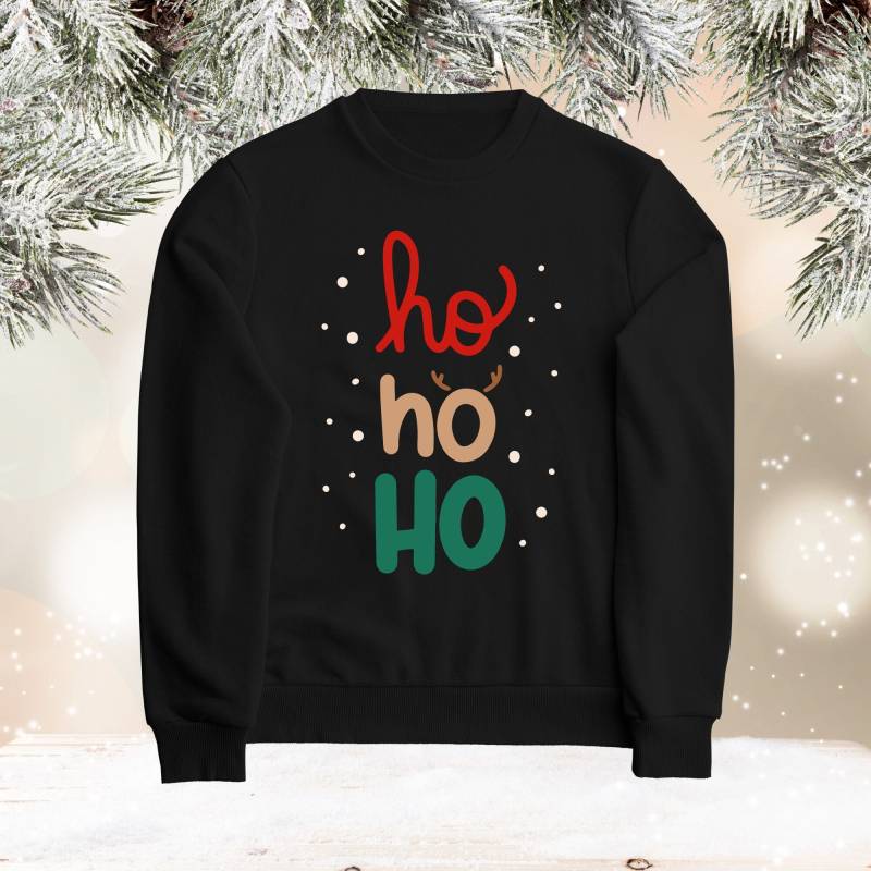 Lustiger Weihnachtspullover Weihnachten Sweatshirt Pullover Funny Hohoho Frohe Sweater Weihnachtsshirt Merry Christmas von FINDUSundMERLIN
