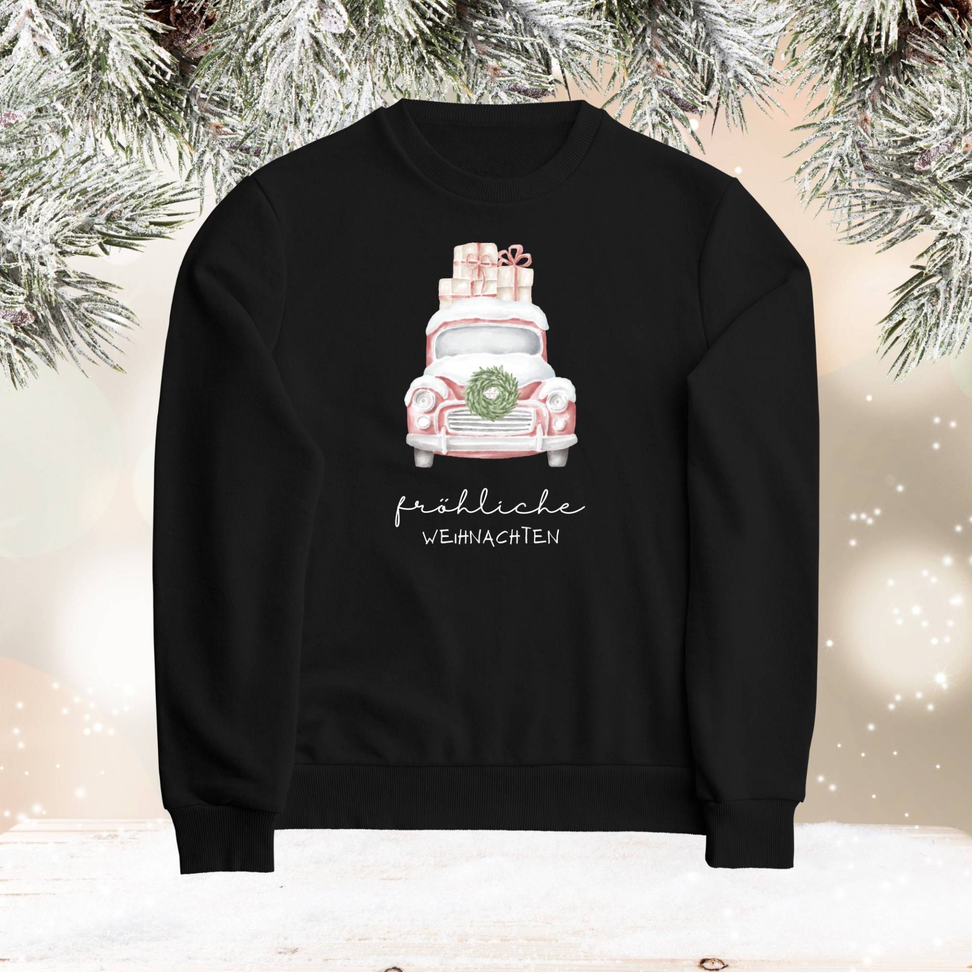 Pullover Weihnachten Weihnachtspullover Sweatshirt Frohe Sweater Kuschliger Weihnachtspulli Fröhliche von FINDUSundMERLIN