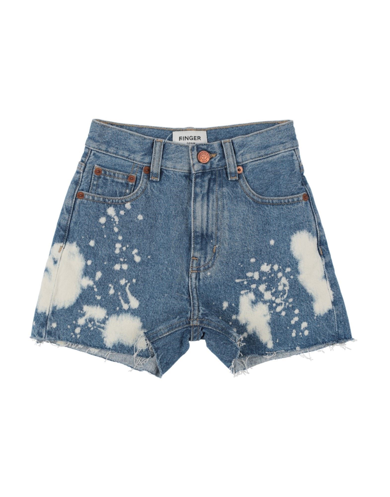 FINGER IN THE NOSE Jeansshorts Kinder Blau von FINGER IN THE NOSE