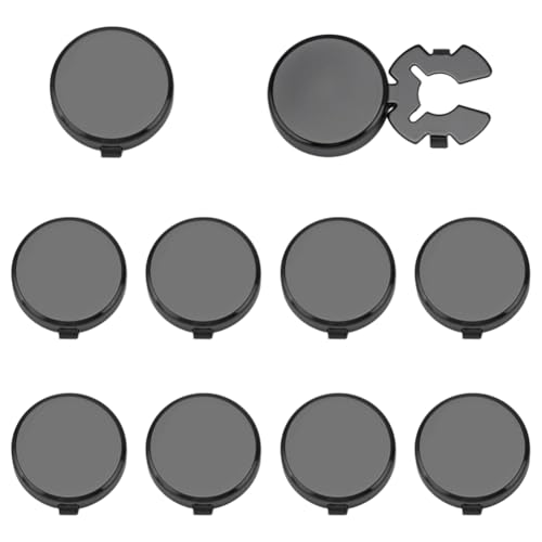 FINGERINSPIRE 10 Knopfabdeckungen Manschettenknopf Zubehör Aus Rotguss Messing Für Herrenhemden 12.5mm Innendurchmesser Zum Aufstecken Für Formelle Büro Hochzeits Und Partykleidung von FINGERINSPIRE