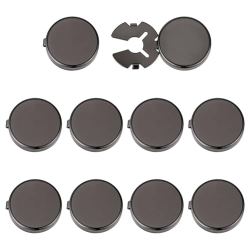 FINGERINSPIRE 5 Paar Knopfabdeckungen Für Herrenhemden 18mm Manschettenknöpfe Aus Messing Manschetten Aus Rotguss Knopfabdeckung Manschettenknöpfe Aus Messing Für Business Oder Formelle Zubehör von FINGERINSPIRE