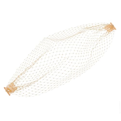 FINGERINSPIRE Braut Vogelkäfig Schleier Goldener Fascinator Aus Nylon Netz Gesichtsschleier Mit Kämmen Fascinator Netzschleier Fascinator Hut Schleier Stirnband Braut Hochzeit Fascinator Schleier von FINGERINSPIRE