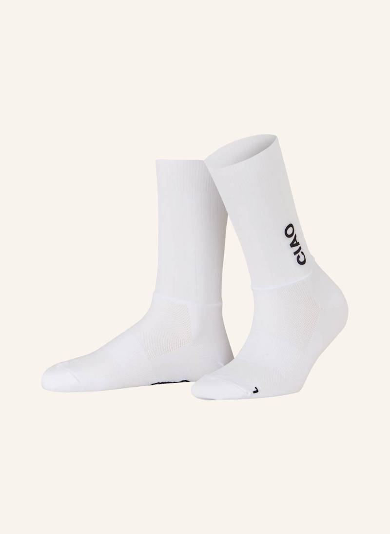 Fingerscrossed Radsocken Aero weiss von FINGERSCROSSED