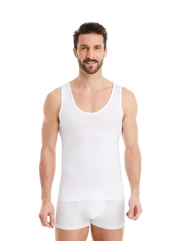 FINN Design Achselhemd Business Unterhemd Herren Ärmelloses Tank-Top Das perfekte Achsel-Shirt für Männer unter Hemd und Anzug von FINN Design