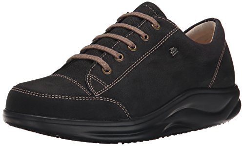 Finn Comfort Ikebukuro Oxford Damen, Schwarz (Schwarz Rodeobuk), 41 EU von Finn Comfort