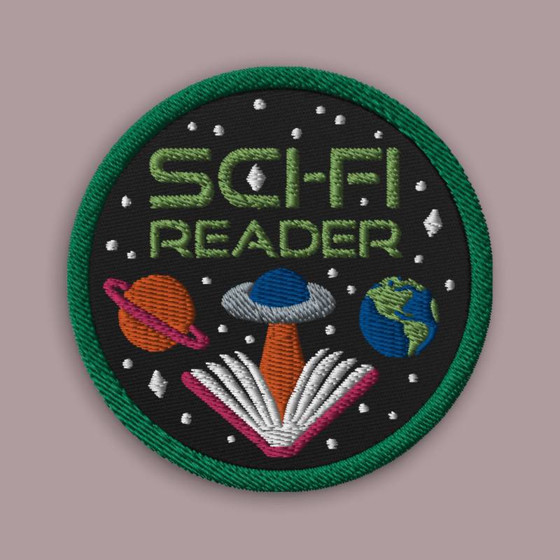 Sci-Fi Reader // Aufnäher | Gestickter von FINNandFABLE