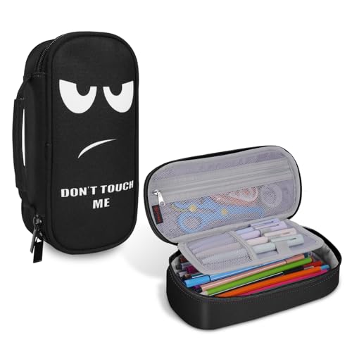 FINPAC Federmäppchen, großes Fassungsvermögen, Mehrzweck-Federmäppchen, Organizer für Klassenzimmer, Büro oder Reisen, mit Tragegriff von FINPAC