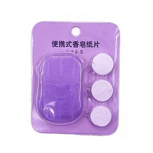 FIOERDTUIE Seifenpapier Hand Einwegwäsche duftende Toilettenartikel Handtücher Toilettenspender Slice Skin Supplies Schäumen, Lavendel von FIOERDTUIE