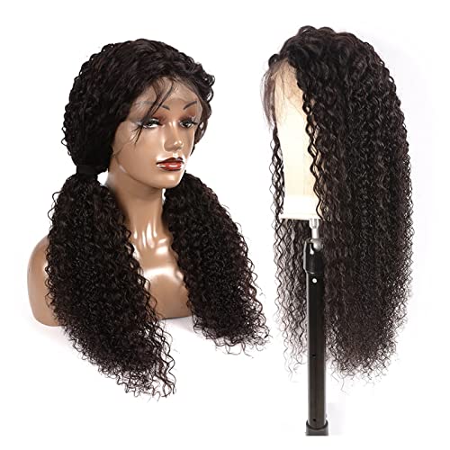 Damen Perücken Brasilianische menschliche Haarperücken 360 Spitzeperücke 13 × 4 kinky curly HD Transparente Spitzenfront-menschliche Haare-Perücken 150% Dichte 8-30-Zoll-Spitzeperücke for Frauen Beaut von FIONEL