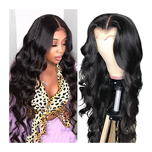 Damen Perücken Körperwelle Spitze Front Menschliche Haarperücken for Frauen 150% Dichte 13x4 13x6 HD Transparente Spitze Frontal Perücken 10-30 inch Brazilian Remy Spitzeperücken Beauty Ladieshair (C von FIONEL