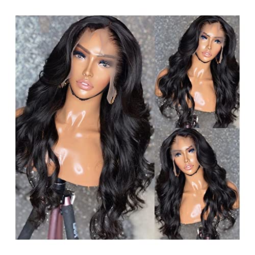 Perücke für Frauen Brasilianische Körperwelle Lace Front Perücke 12-28 Zoll Körperwelle Human Haare Perücken for Frauen Brasilianische Vorriss Spitze Vordere Menschenhaarperücken Human Hair Wig (Colo von FIONEL