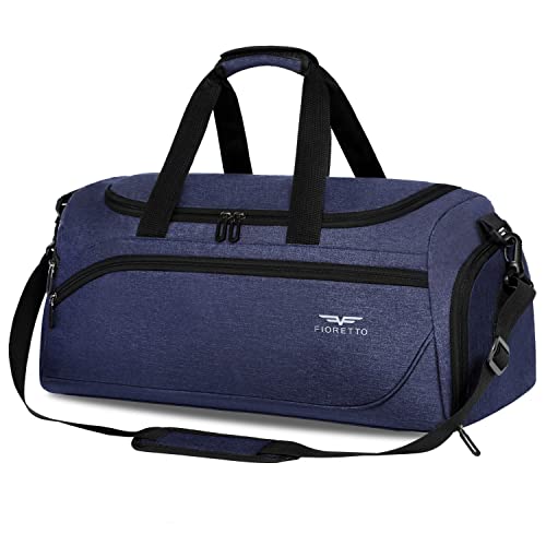 FIORETTO 50L Sporttasche & Reisetasche für Damen und Herren, mit Schuhfach & Nassfach, Wasserdicht Tasche für Trainingstasche, Gym, Travel, Schwimmen, Sauna, fußball von FIORETTO