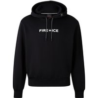 Fire+Ice Hoodie Covell aus Baumwolle mit Label-Print in L von FIRE+ICE