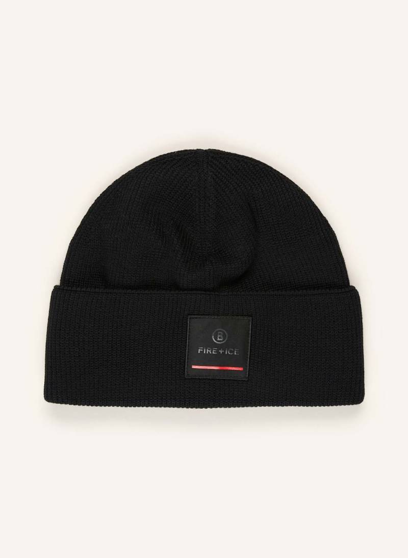 Fire+Ice Mütze Tarek schwarz von FIRE+ICE