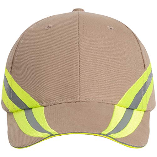 FIRE & FIGHT Streetwear Feuerwehr Basecap Reflexstreifen Design reflektierend Sicherheit und Ausrüstung für Brandbekämpfer von FIRE & FIGHT Streetwear