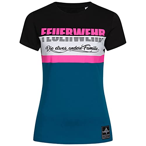 Feuerwehr die etwas andere Familie - Frauen Fan-Shirt Oberteil Retterin Damen 365 Tage freiwillig Ehrenamt Berufsfeuerwehr Feuerwachen Leidenschaft Feuerwehr die etwas andere Familie - Frauen Fan-Shirt Oberteil Retterin Damen 365 Tage freiwillig Ehrenamt Berufsfeuerwehr Feuerwachen Leidenschaft von FIRE & FIGHT Streetwear