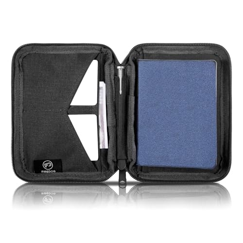 FIREDOG Reisepasshülle für Reisen, RFID-blockierende Reisepasshülle und Reisebrieftasche für Damen und Herren, Schwarz FIREDOG Reisepasshülle für Reisen, RFID-blockierende Reisepasshülle und Reisebrieftasche für Damen und Herren, Schwarz von FIREDOG
