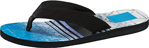 FIREFLY Herren Zehensandale Steffen Pantoletten, Blue Black Grey, 44 EU von FIREFLY