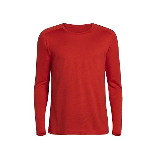 FIRELINER Langarmshirt Kinder Rundhals Größe 110-116 - rot I Langarmshirt für Jungen mit Lyocell-Material I weich, elastisch & kühlend I ideal für Freizeit und Sport von FIRELINER