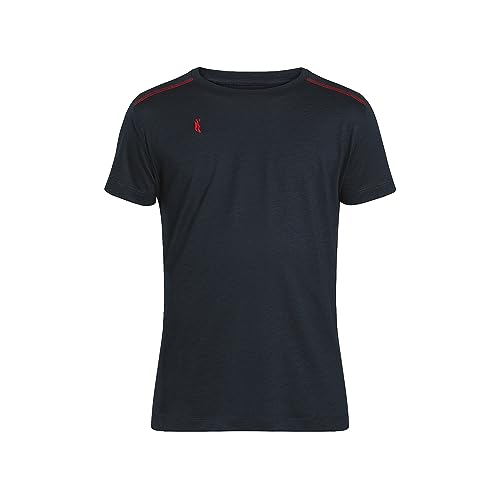 FIRELINER T-Shirt Kinder Rundhals - dunkelblau Gr.158-164 I T Shirt für Jungen mit Lyocell-Material I weich, elastisch & kühlend I ideal für Freizeit und Sport von FIRELINER