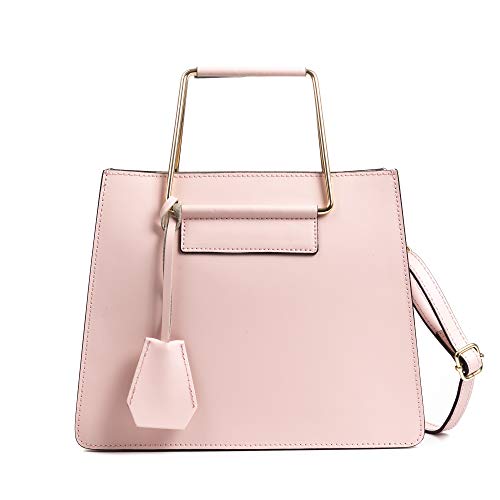 FIRENZE ARTEGIANI. Agliano Damen Tragetasche Echtleder Ruga 27x10x21cm Farbe: Rosa, Rosa, Utility von FIRENZE ARTEGIANI