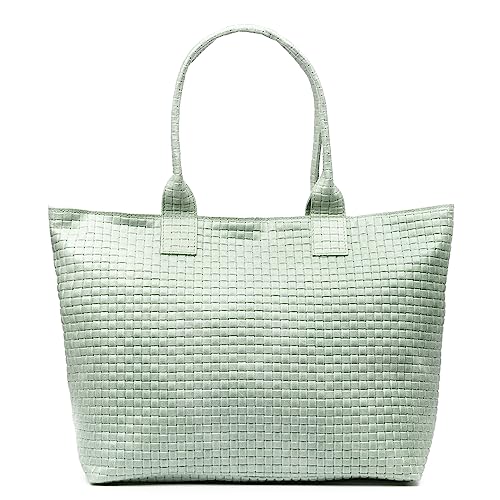 FIRENZE ARTEGIANI. Albisola Damen Schultertasche Echtleder Finish Gravur Interlock 36,5x16x31cm Farbe: Aquamarin Grün, Grün aquamarin, Utility FIRENZE ARTEGIANI. Albisola Damen Schultertasche Echtleder Finish Gravur Interlock 36,5x16x31cm Farbe: Aquamarin Grün, Grün aquamarin, Utility von FIRENZE ARTEGIANI