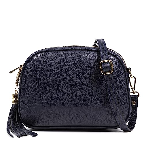 FIRENZE ARTEGIANI. Aliminusa Umhängetasche Damen Echtleder Dollaro 22x9x16cm Farbe: Dunkelblau, Dunkles Marineblau, Utility FIRENZE ARTEGIANI. Aliminusa Umhängetasche Damen Echtleder Dollaro 22x9x16cm Farbe: Dunkelblau, Dunkles Marineblau, Utility von FIRENZE ARTEGIANI