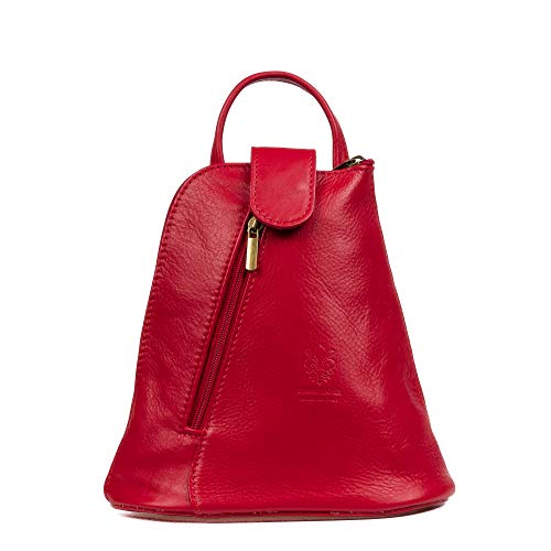 FIRENZE ARTEGIANI Carlotta Rucksack Damen, rot, Talla única, Casual von FIRENZE ARTEGIANI