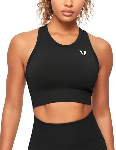 FIRM ABS Damen Active Wear Tank-Tops, gerippt, atmungsaktiv, feuchtigkeitsableitend, Workout-Tanktop für Laufen, Yoga, Klettern, Freizeit, Dunkles Schwarz, Mittel FIRM ABS Damen Active Wear Tank-Tops, gerippt, atmungsaktiv, feuchtigkeitsableitend, Workout-Tanktop für Laufen, Yoga, Klettern, Freizeit, Dunkles Schwarz, Mittel von FIRM ABS
