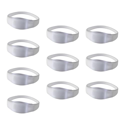10pcs Silicon LED Bänder Für Partys Die Licht Auf Dem Armband Multicolor Handgelenk Für Kinder Raves Accessoires Blinken von FIRSTXIU