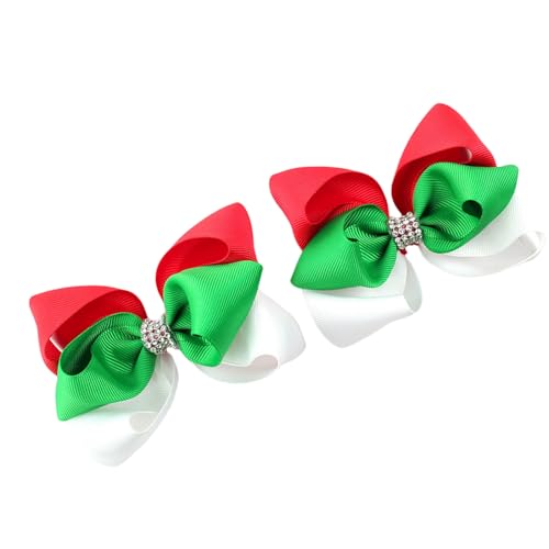 2 Stücke Feiern Weihnachtshaarbögen Kopfschmuck Für Mädchen Frauen Frisuren Dekoration Weihnachten Bögen von FIRSTXIU