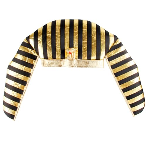 Ägyptisches Kostümzubehör Für Männer Schlange Kopfpieze Gürtelkragen Anhänger Halskette Verstellbare Schlangenkrone von FIRSTXIU