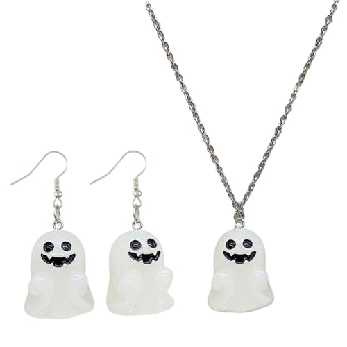 Anhänger Halskette Tropfen Ohrringe Stylish Neck Schmuck Metallkette Halskette Ohrohrschmuck Anhänger Ohrringe Für Frauen Und Mann Einzigartiges Set von FIRSTXIU