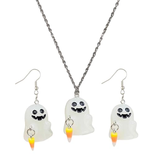 Anhänger Halskette Tropfen Ohrringe Stylish Neck Schmuck Metallkette Halskette Ohrohrschmuck Anhänger Ohrringe Für Frauen Und Mann Einzigartiges Set von FIRSTXIU