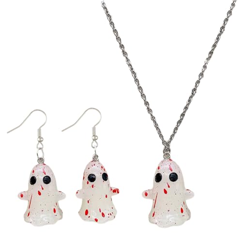 Anhänger Halskette Tropfen Ohrringe Stylish Neck Schmuck Metallkette Halskette Ohrohrschmuck Anhänger Ohrringe Für Frauen Und Mann Einzigartiges Set von FIRSTXIU