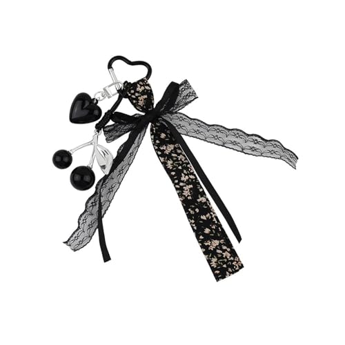 Autoschlüsselkette Für Frauen Mädchen Schöne Schlüsselbeutel Zauberm Metall Herz Bowknot Accessoires Für Rucksäcke Brieftaschen Autoschlüsselringe Frauen von FIRSTXIU